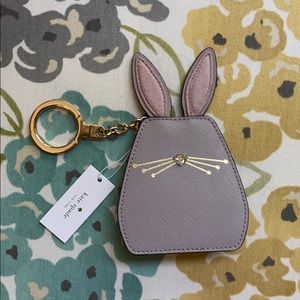 Kate Spade Hop to It Bunny Rabbit Keychain